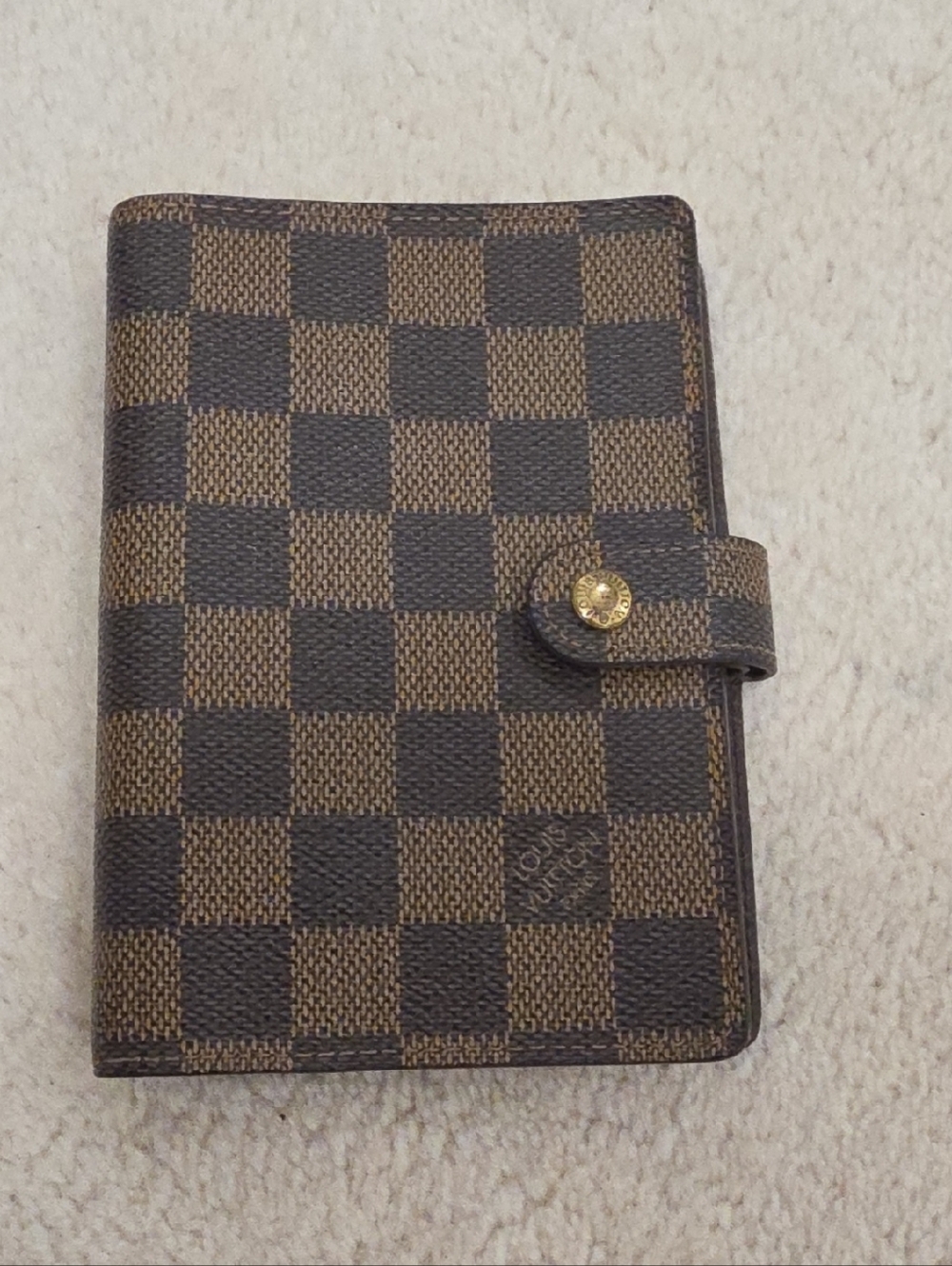 Louis Vuitton Agenda PM Planner in Damier Ebene Very Good Condition